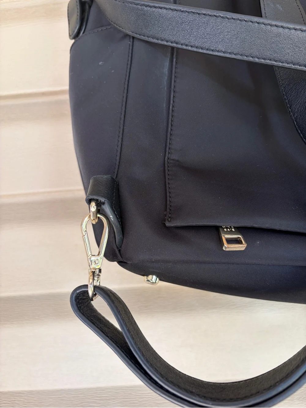 Mina Baie Stevie Diaper Bag Black